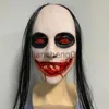 Máscaras de festa Halloween máscara de horror Halloween rosto assustador engraçado casa assombrada traje adereços cosplay Sadako chapelaria x0907