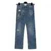 Jeans da uomo firmati Versione alta B home Paris RELAXED nuovi jeans strappati con graffiti per uomo e donna