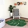 Dywany nordycki bawełniany liść kształt dywan Dziecko gra Playmat Home Kids Dekor sypialnia matki dzieci zabawki koc dywan po rekwizyty