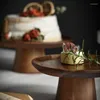 Borden Fruitschaal Plat en braamvrij Fijne kleuren Gepolijst Stevig Duurzaam Groot formaat taartvorm Handmatig Hoog voetontwerp