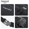 Waist Bags TINYAT Men's Bag Purse Water Bottle Phone Male Belt Pouch Travel Fanny Pack Black Large Banana For Women Handbag 230906