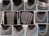 12mm 15mm 18mm fina smycken Hip Hop Gold Plated 925 Silver VVS Moissanite Diamond Iced Out Cuban Link Chain Necklace Icamm