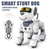 ElectricRC Animali Divertenti RC Robot Elettronico Cane Acrobazia Comando vocale Programmabile Touchsense Canzone musicale per giocattoli per bambini 230906
