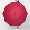 Ombrelli Business Nero Ombrello di lusso Antivento Forte Uomo Parasole Rafforzare la qualità Uv Grande Parapluie automatico per la casa