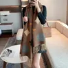 Echarpe Silk Darf Designer v Cashmere Cashmere Shawl Women Winter Wram Pashmina Long Designer