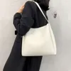 Totes qualidade feminina tote bags 2 pçs/set grande capacidade shopper bolsa de ombro cor pura alça larga macio couro do plutônio bolsas femininas 2022