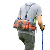 Backpack Outdoor Waist Bag Hiking Men's Backpack EDC Cycling Pack Running Water Bottle Pack Waterproof Nylon Mountaining Rucksack Black 230907