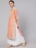 Etnische kleding zomerjurken voor dames katoen bedrukte stijl Pakistaanse kleding Roupa Indiana Hindi jurk dunne tops