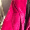 Piel de mujer Piel sintética Solapa Abrigo de piel sintética Mujeres Invierno 2023 Abrigo largo de peluche naranja Chaqueta mullida de lujo Teddy Artificial Pink Mink Fur Jacket 2023 Nuevo x0907