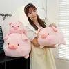 Wholesale cute pink Pig Pig plush toy children's game playmate Holiday gift doll machine prizes