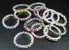 Wedding Rings Summer Fashion Jewelry 24pcs Mix Color Czech s Stretchy Silver Women Toe Wholesale Lots A290 230906