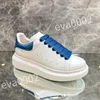 Nowe najwyższe luksusowe trampki modowe Buty Casual But Lace Up Women Men Platform Sole Białe czarne buty Espadrille Klasyczne trenerzy XSD221105