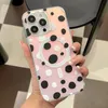 Fashion Gradient Laser Cute Candy Polka Dot Magnetic For Magsafe Case For iPhone 15 14 13 12 11 Pro Plus Max Wireless Charge Cover