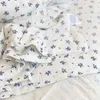 Одеяла из хлопка, летнее одеяло для взрослых и детей, одеяло из соевого волокна, милое мультяшное бежевое постельное белье с вишней, 120 см * 150 см 230906