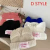 Beanie/Skull Caps 2022 Winter Skullies Cute Women Long rabbit ears fox Hat Crochet Knitted Hat Costume Beanie Hats christmas Gift Hip-hop Cap x0907