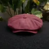Berets Marke Leinwand Sboy Caps Männer Hohe Qualität Flache Britische Stil Achteckige Kappe Vintage Gatsby Frühling Herbst Hüte BLM21 230907