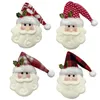 DHL Christmas Decoration Fabric Knit Doll Santa Claus Pendant Decorative Pendant Wholesale