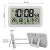 Wall Clocks Large Screen Digital Temperature Humidity Display Student Snooze Alarm Touch Setting Button Home Office Decor