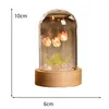 Veilleuses LED Tulipe Fleur Lampe De Table Lampe De Chevet À Piles DIY Matériel Paquet Fournitures D'anniversaire De Mariage Ornement De La Maison