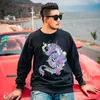 Männer Hoodies Plus Größe Fett Mann Große Europäische Version Lose O Neck Top Body Shirt Sweatshirts Männer Trainingsanzug 10XL 11XL 13XL