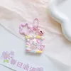 Cartoon Resin Kuromi Melody Photo Frame Keychain Phone Chain Acrylic Pendant DIY Pendant