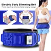 Portable Slim Equipment Electric Abdominal Stimulator Body Vibrating Slimming Belt Belly Muscle Waist Trainer Massager X5 Times Weight Loss Fat Burning 230907