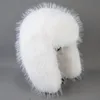 BeanieSkull Caps Highend Luxury Artificial Hat Unisex False Raccoon Fur Lei Feng Cap Ear Real 100% Top 230907