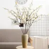 Dekorativa blommor 105 cm lång gren Artificiell blommor Cherry Blossom Wedding Table Arrangement Decoration Party Supplies