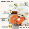 Jouets pour chiens à mâcher en peluche chien grinçant jouets corde durable chiens à mâcher pour chiot petite race moyenne nettoyage des dents animaux en peluche jouet mignon Ch Otuzj