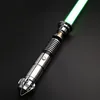 LED SwordsGuns RGB Metal Lightsaber Dueling Smooth Swing Laser Sword Sabre De Luz 12 Color Changing 16 Sounds FOC Rave Weapon Flashing Toy 230906