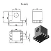 Hollow Shaft Rotary Axis 3 Jaws 4 Jaws 80mm 100mm Chuck 4th Axis Kit K5M-6-80 K5M-6-100 for CNC Wood Router Engraver Machine