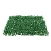 装飾的な花葉の人工草背景壁芝生偽の庭の芝の装飾緑の植物
