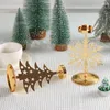 キャンドルホルダーメタルホルダーウェディングキャンディラブラテーブルセンターピースのための装飾的なキャンドルスティッククリスマスパーティーホームデコレーション