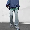 Jeans da uomo Lettera ricamata Stampa Y2k Pantaloni da uomo Trendyol Uomo Baggy FASHION Hip Hop Jean Streetwear Pantaloni in denim Blu Vintage