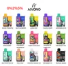 Chaud nouveau aivono 9500 bouffées jetables Vape Pod E cigarette 0% 2% 3% 5% avec écran d'affichage de verrouillage pour enfants cartouche préremplie stylo vaporisateur de fumée Vs bc 5000