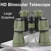 Télescopes Télescope puissant 20X50 jumelles professionnelles faible luminosité Vision nocturne longue portée étanche militaire chasse équipement de Camping Q230907