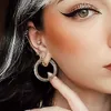 Labret Lip Piercing Jewelry Giga 2pcs Ear Weights Stainless Steel Hoops for Earlobe Hanger Plugs Tunnels Gauges 4g5mm Stretching Kit Body 230906
