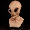 Party Maskers Halloween Alien Masker Film Cosplay Horror Variatie Alien Latex Masker Party Trick Scare Hoofddeksels Grappige Helm Accessoires Prop x0907