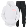 Designer Survêtement Hommes Sweats À Capuche Automne Basketball Street Wear Sweat-shirt Sportswear Marque Tricoté Coton Matériel Européen Americ