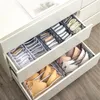 Storage Boxes Bins Quick Closet Organizer Underwear Socks Home Cabinet Clapboard Box Clothes Foldable Drawer 230907