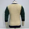 Men's Sweaters Vintage Knitted Sweater Warm Jacket Fall Winter Fashion Long Sleeve V Neck Knitwear Coats For Men Casual Button Cardigan