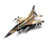 Aircraft Modle F16 Model płaski zabawka 1 72 Skala Izrael F-16i Sufa Fighter Model Diecast Almoy Płaszczyzna samolot statyczny dla kolekcji 230906