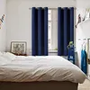 Cortina cortinas blackout para quarto com isolamento térmico escurecimento sala de estar 1 painel
