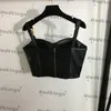 Gilet in pelle PU Top con fionda da donna Camicie classiche con ritratto in oro T-shirt push up sexy per ragazze Abbigliamento con gilet con fascino di personalità