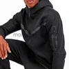 Tracksuits dos homens Custom Sport Wear Poliéster Tech Fleece Full Zip Tracksuit Hoodie Jogger Duas Peças Jogging Tracksuit Set Homens Sweat Suits J230907