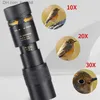 Télescopes 10-300X40 HD Zoom monoculaire portable télescope mobile téléobjectif avec trépied pour camping en plein air observation des oiseaux voyager Q230907