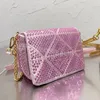 Borsa a tracolla di alta qualità Borsa a tracolla con strass Borsa a mano da donna Mini Borse a mano Borsa a tracolla di moda Pochette di alta qualità Portafogli Portamonete Borsa da viaggio Borse da viaggio