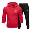 Survêtements pour hommes 2023 Nouveaux sweats à capuche pour hommes Ensemble imprimé Sweat à capuche pour hommes et femmes Ensemble de sport de loisirs All Match Leisure X0907