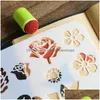 Vurgulayıcılar toptan sünger parmak das köpük boya mürekkep ped stam fırça diy scrapbooking ding sanat zanaat aletleri dhrfp