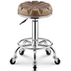 Modern barstol Beauty Pall With Wheels Petal Shaped Bar Round Stool Hushåll Roterande hissstol Manikyr Beauty Stool Rotatio3004